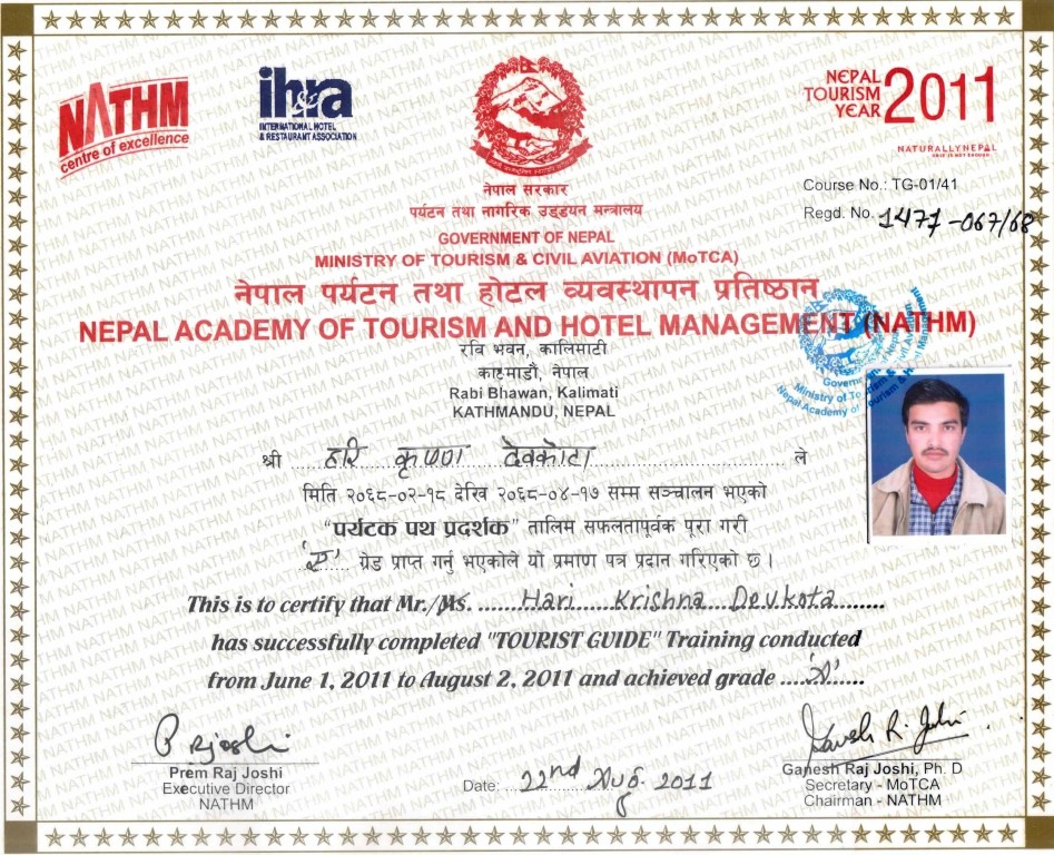 Tourist Guide License